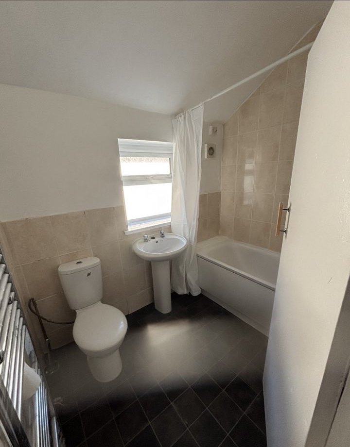 Freshly decorated bathroom